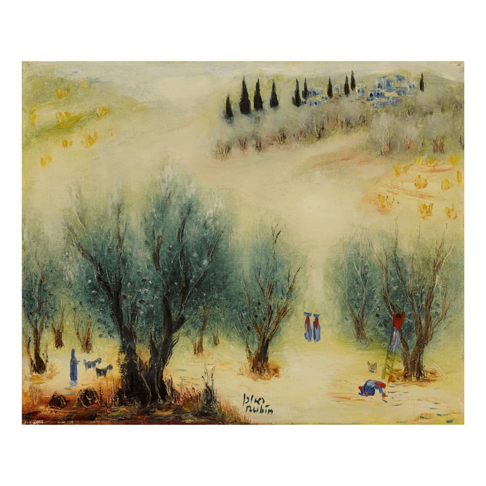 LANDSCAPE IN GALILEE by Reuven Rubin