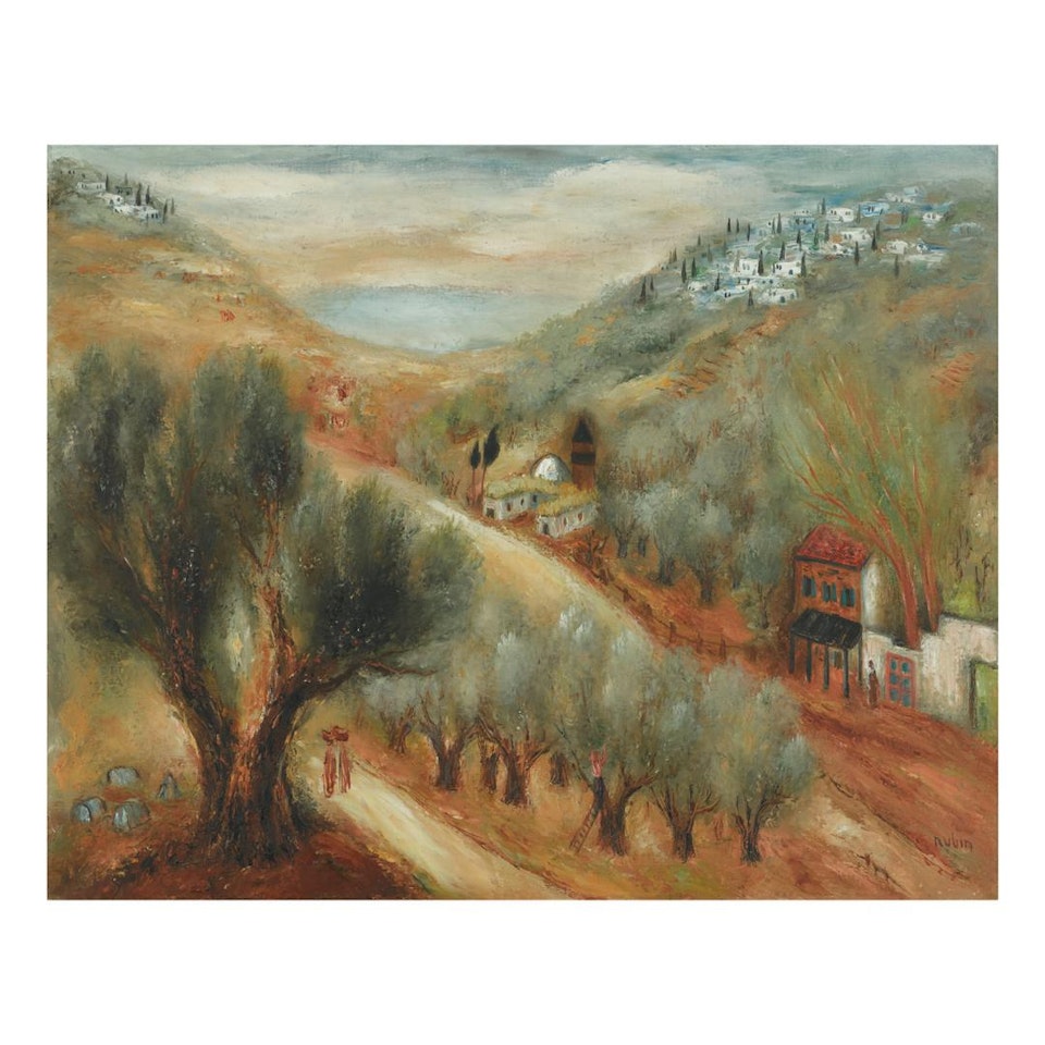 SAFED IN GALILEE by Reuven Rubin