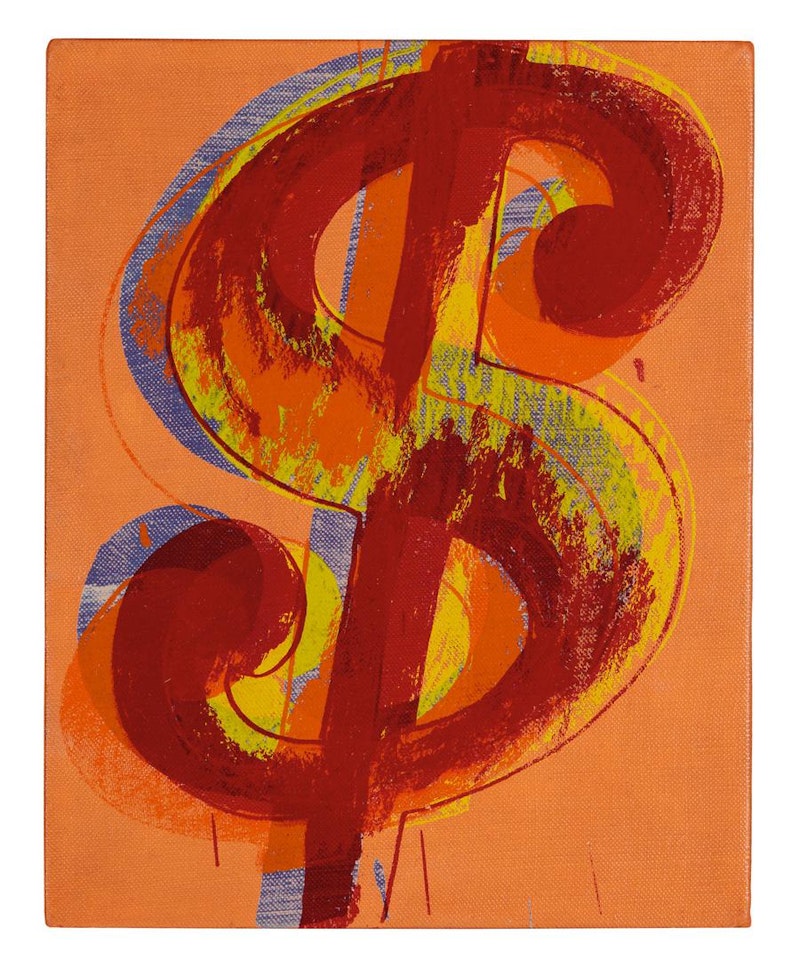 DOLLAR SIGN by Andy Warhol