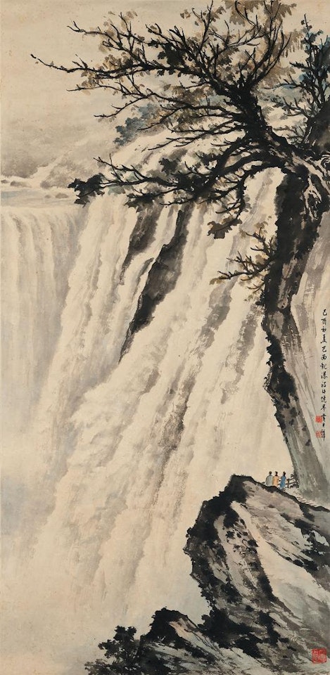 Waterfall in Brazil by Huang Junbi