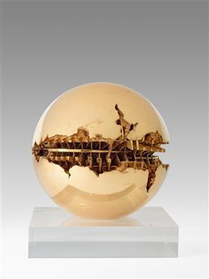 Sfera con sfera by Arnaldo Pomodoro
