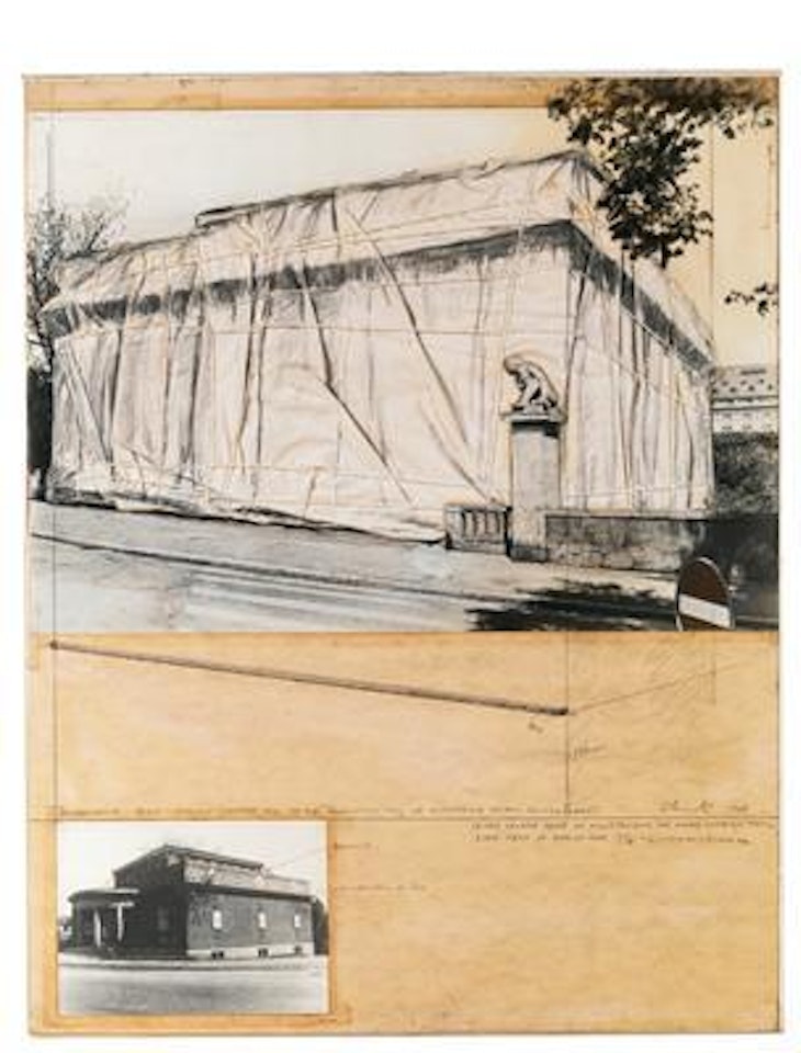 Kunsthalle Bern-Packed (Project for the 50th Anniversary of Kunsthalle Bern, Switzerland) by Christo