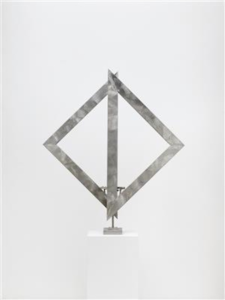 Two open Triangles Up IV by George Rickey