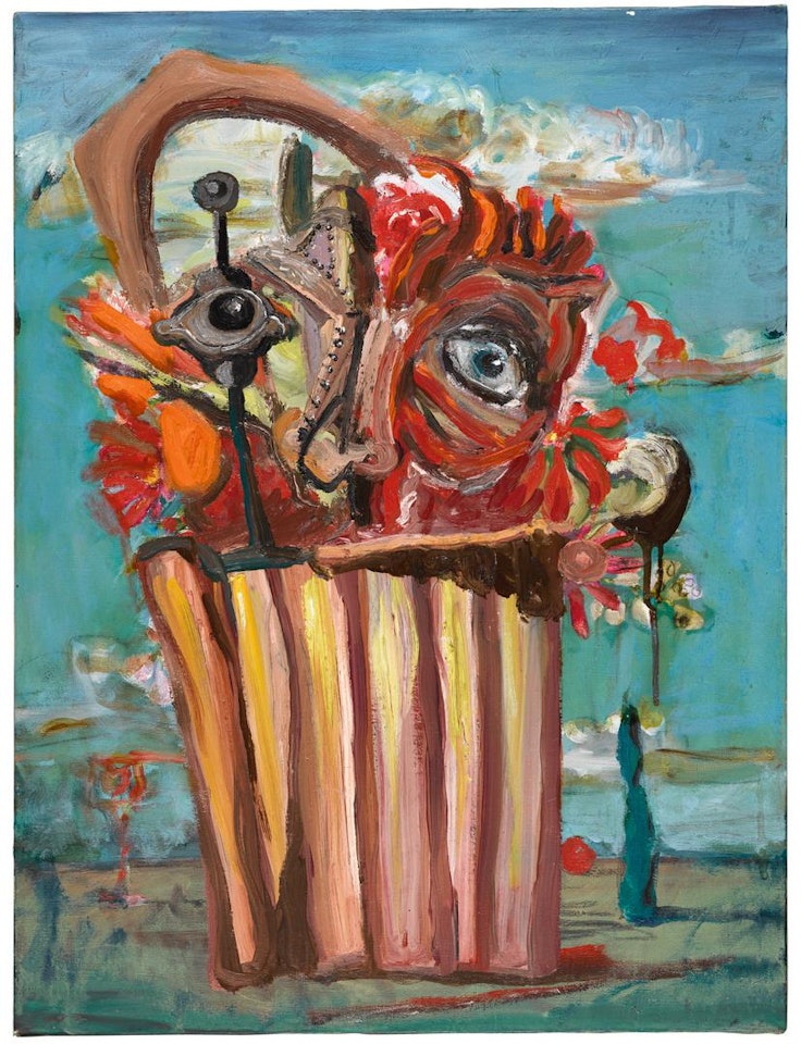 SKUM- BUCKET- FLOWER BASKET by George Condo