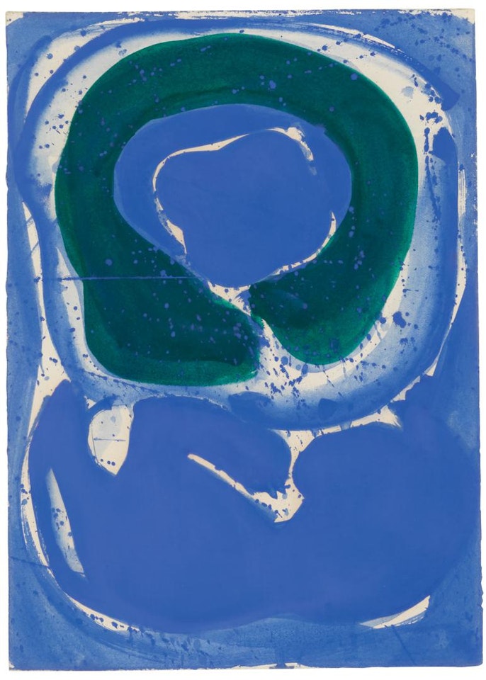 BLUE AND GREEN by Sam Francis