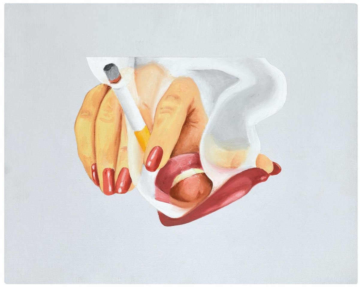 SMOKER STUDY (FOR SMOKER #17) by Tom Wesselmann