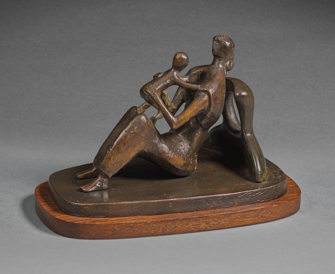 MAQUETTE FOR MOTHER AND CHILD: ARMS by Henry Moore