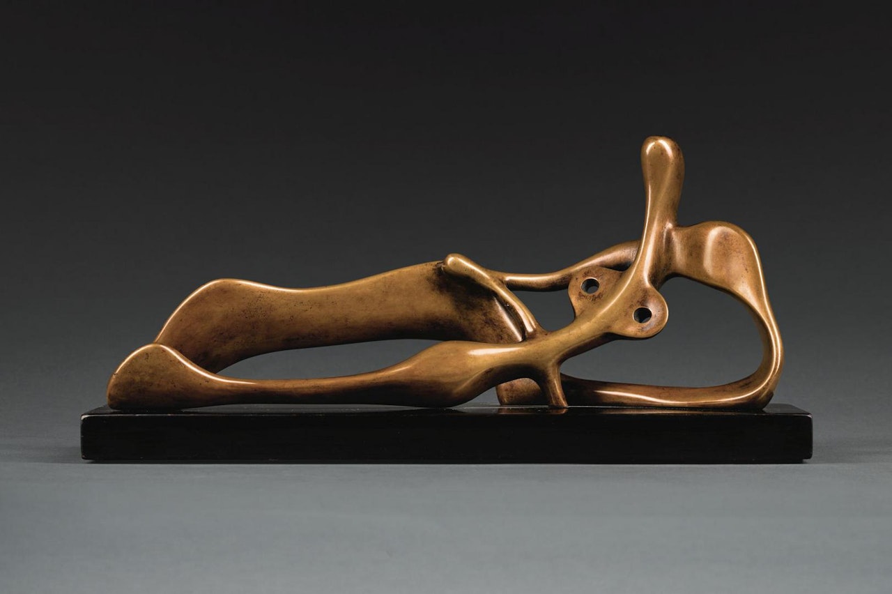 RECLINING FIGURE: SNAKE by Henry Moore