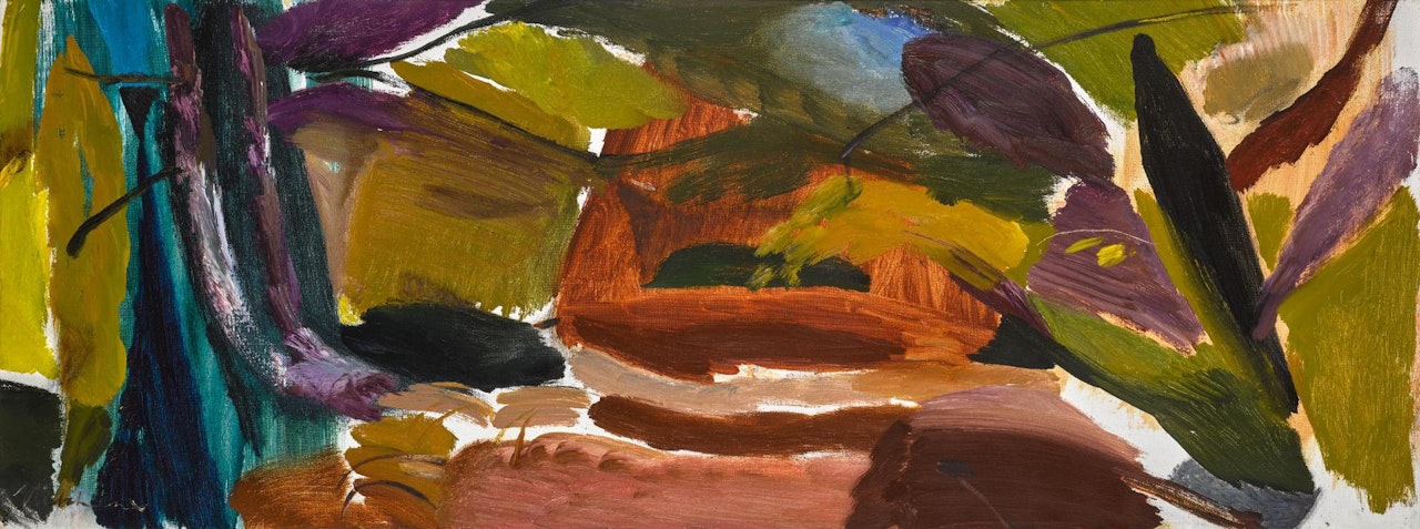 ARCHED TREES UPWARD AND INWARD MOVEMENT by Ivon Hitchens
