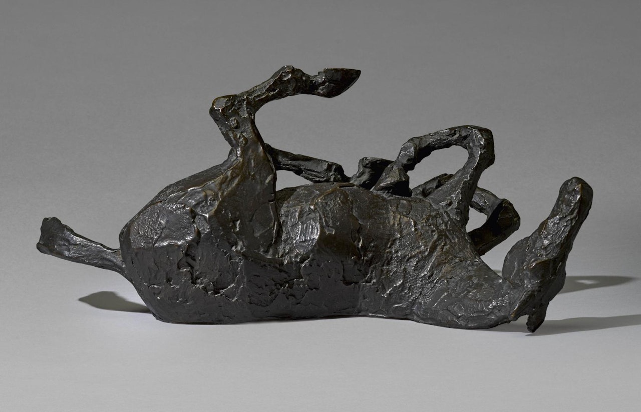 ROLLING OVER HORSE by Elisabeth Frink