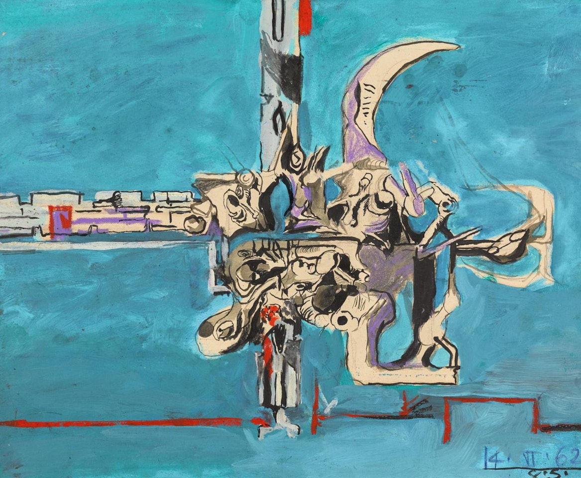 STUDY CONNECTED WITH THE 'BOW' by Graham Sutherland