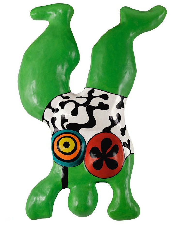 I AM UPSIDE DOWN, GREEN (REMEMBERING) by Niki de Saint Phalle
