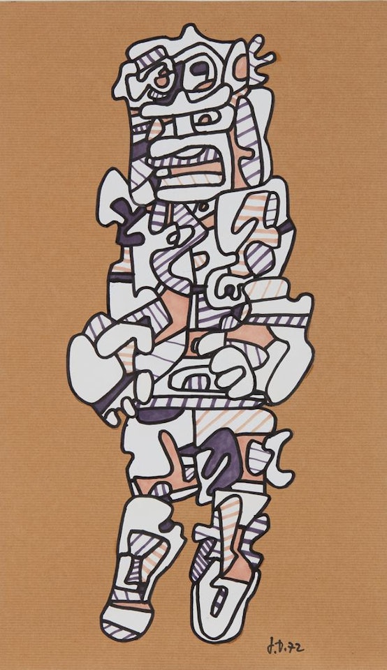 PERSONNAGE (P374) by Jean Dubuffet