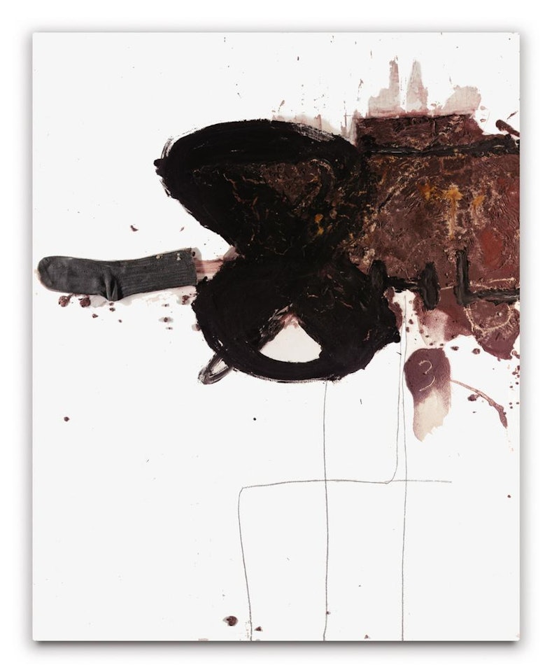 MATERIA Y CALCETIN (MATIÈRE ET CHAUSSETTE) by Antoni Tapies
