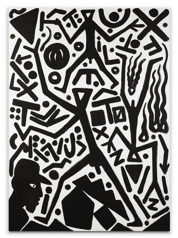 THELONIOUS MONK by A.R. Penck