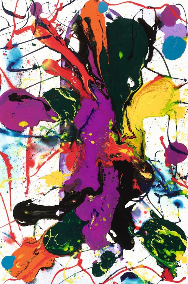COMING OF THE VIOLET by Sam Francis