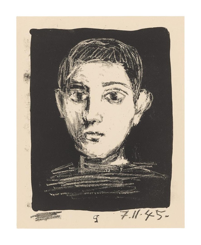 TÊTE DE JEUNE GARÇON (B. 378; M. 8) by Pablo Picasso