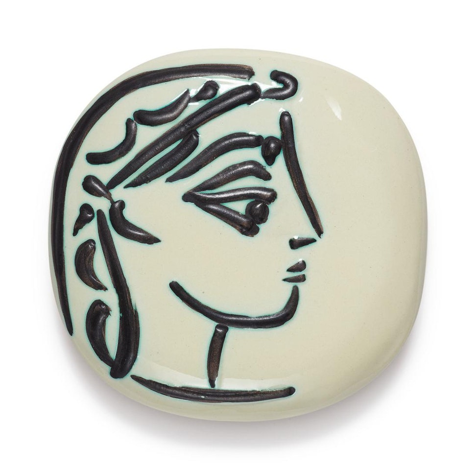 PROFIL DE JACQUELINE (A. R. 383) by Pablo Picasso