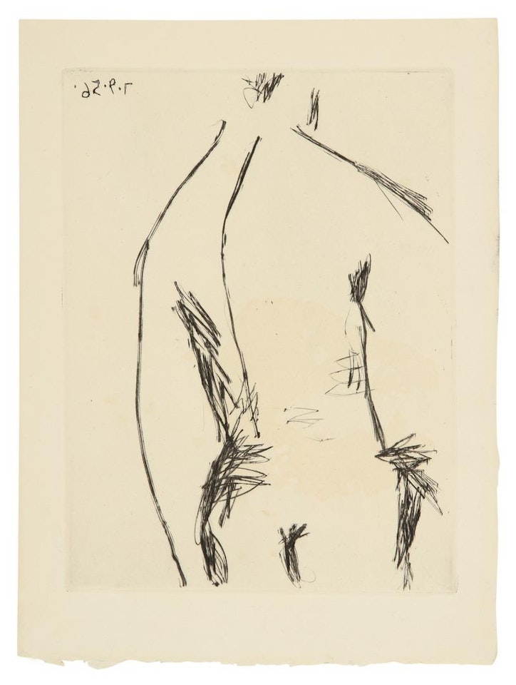 DOS D'HOMME (B. 803; BA. 959) by Pablo Picasso