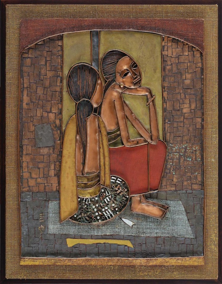 Two Women by Cheong Soo Pieng