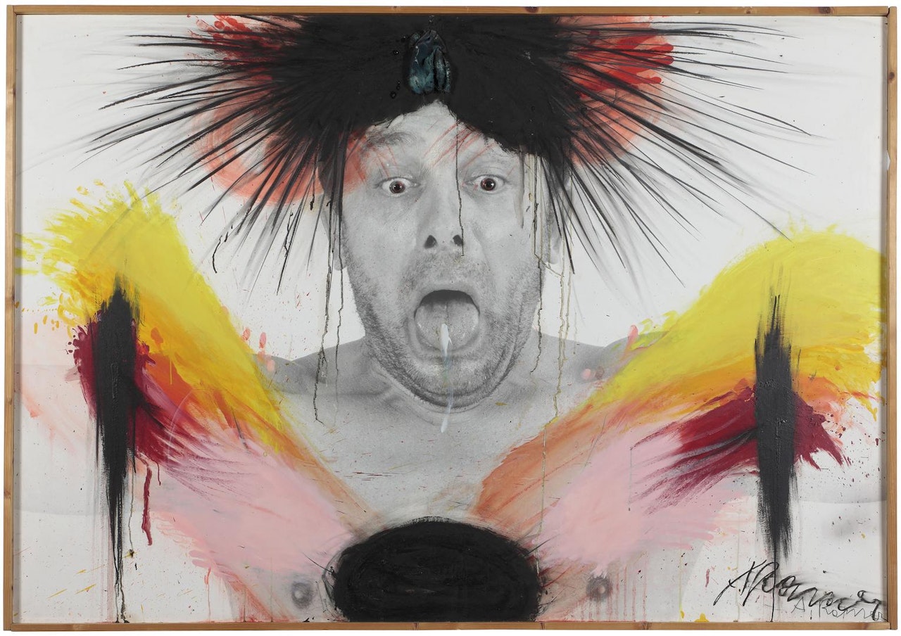 The Fright by Arnulf Rainer