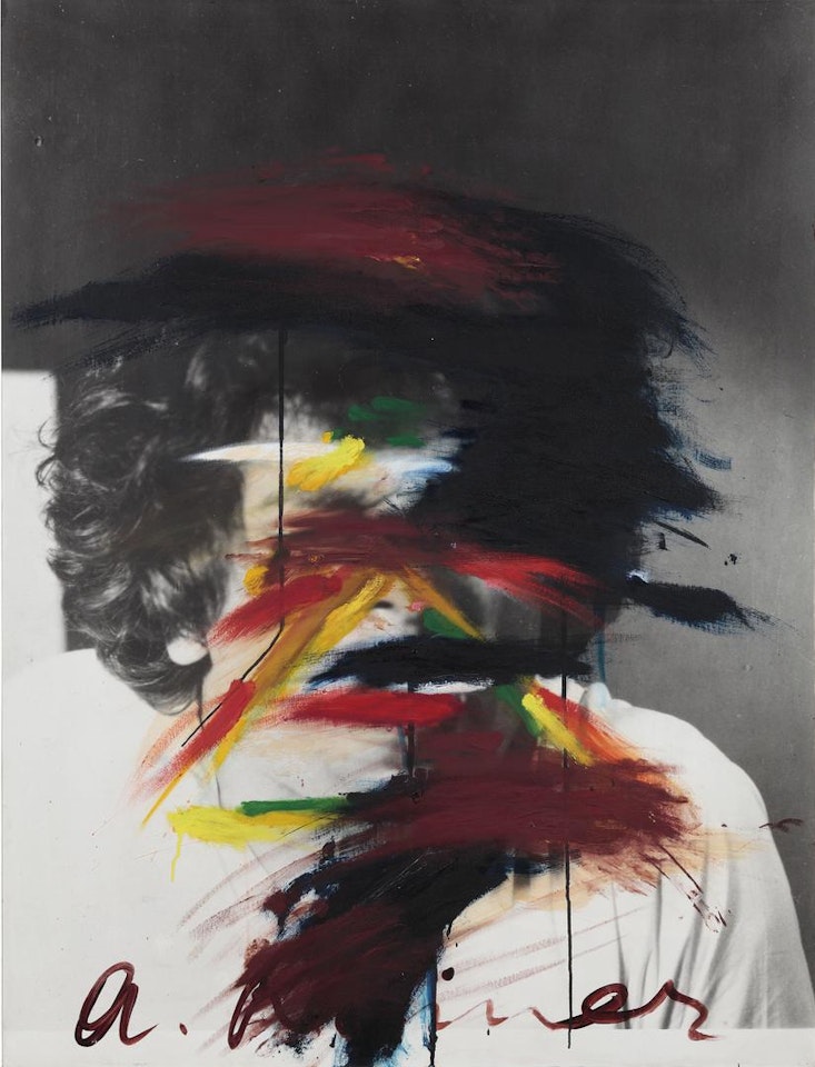Face Coloration (from the series Face Farces) by Arnulf Rainer
