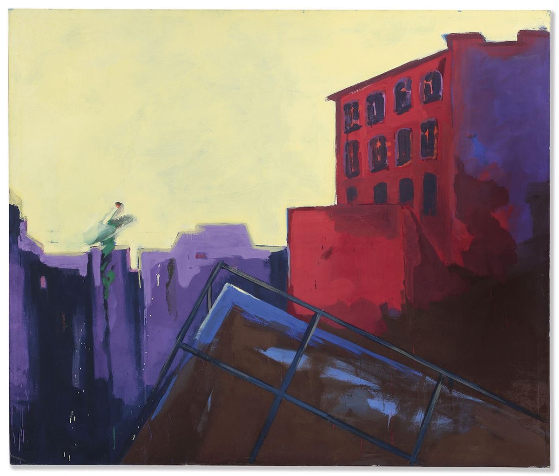 Alte Fabrik (Moritzplatz) (Old Factory (Moritzplatz)) by Rainer Fetting