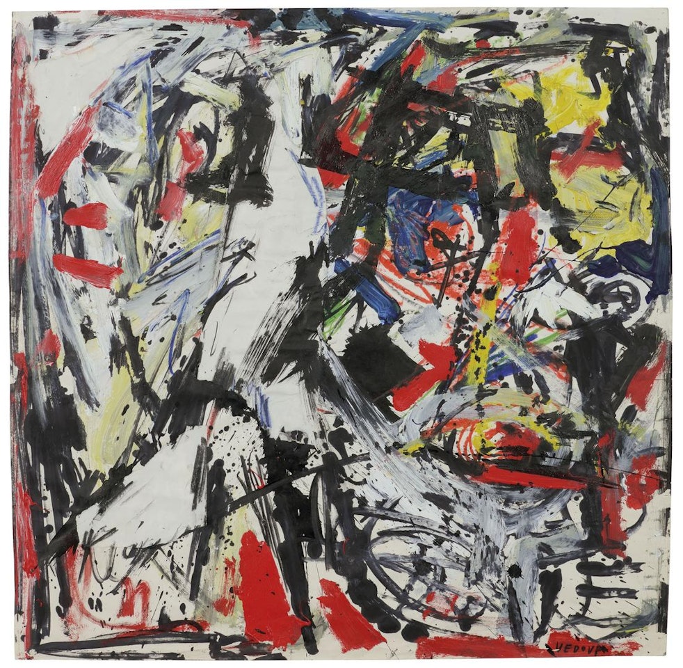 Untitled (Bozzetto per fazzoletto) by Emilio Vedova