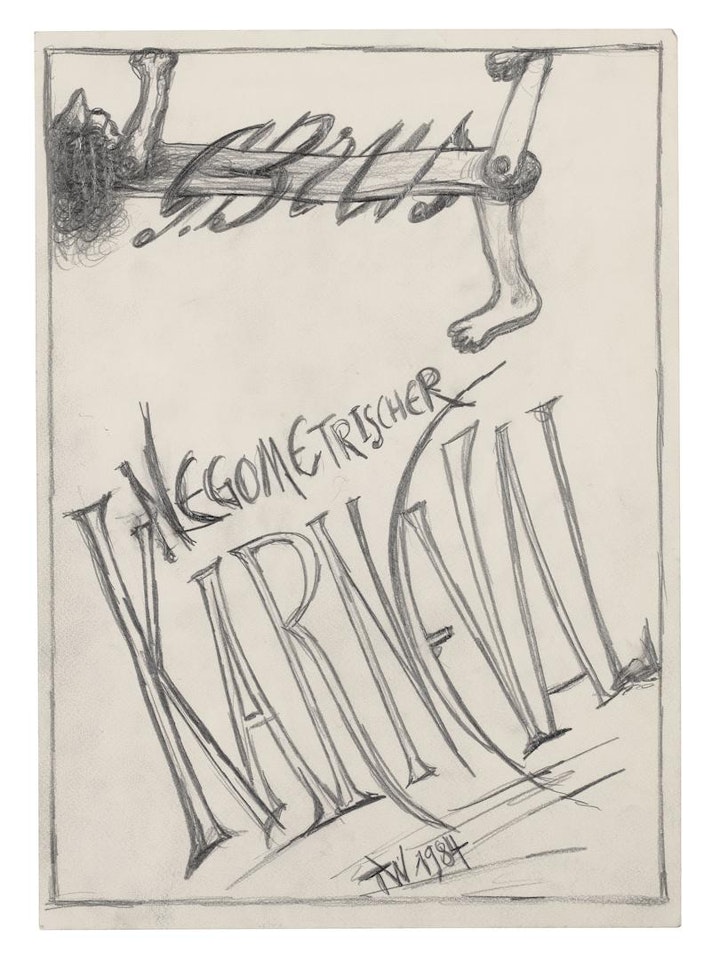 Negometrischer Karneval, 1970 by Gunter Brus