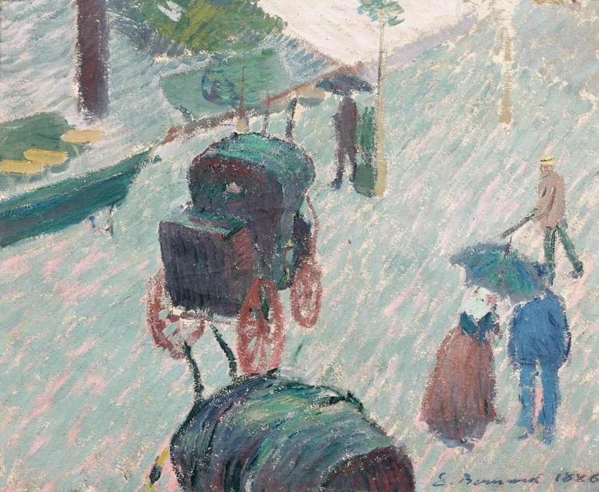 The public garden in Mayenne by Emile Bernard