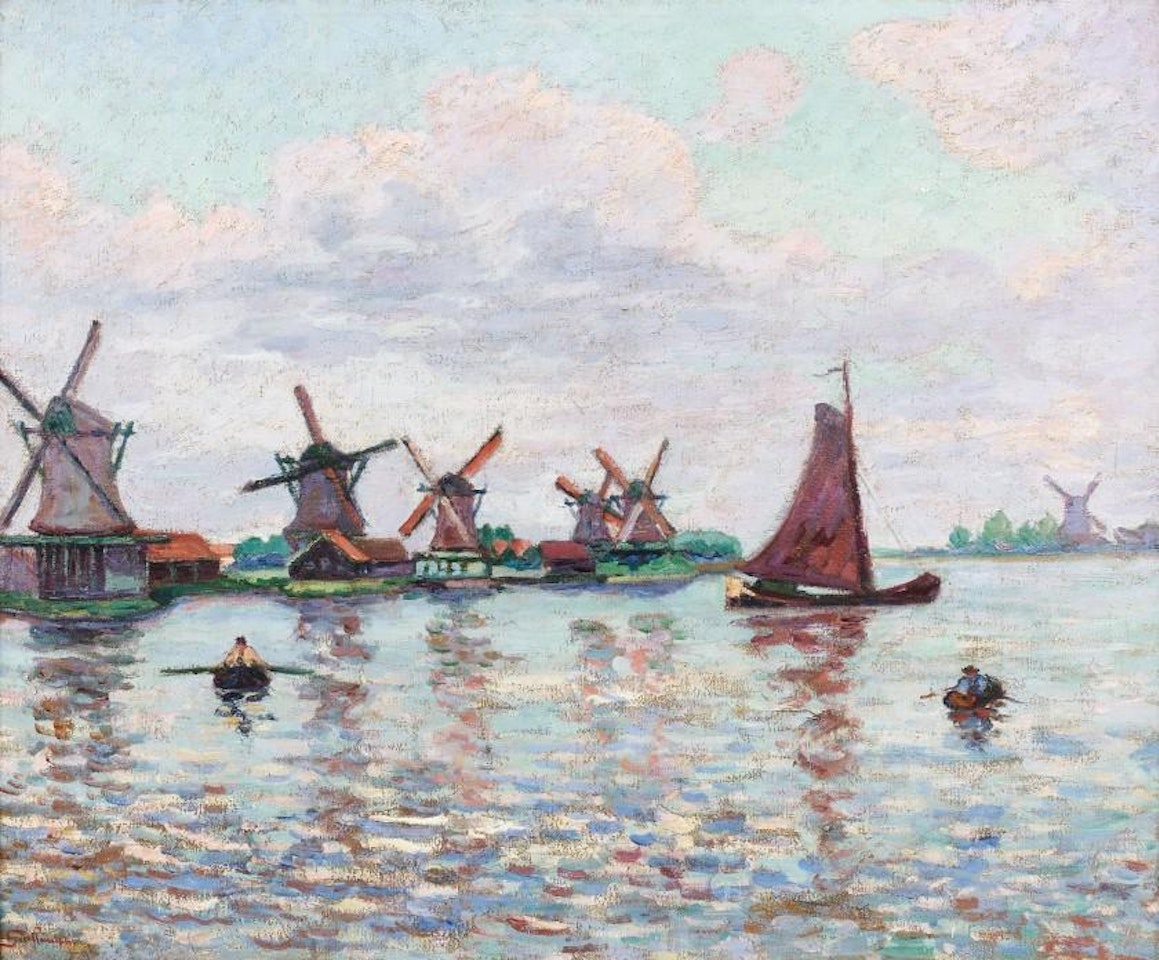 Mills in Holland by Armand Guillaumin