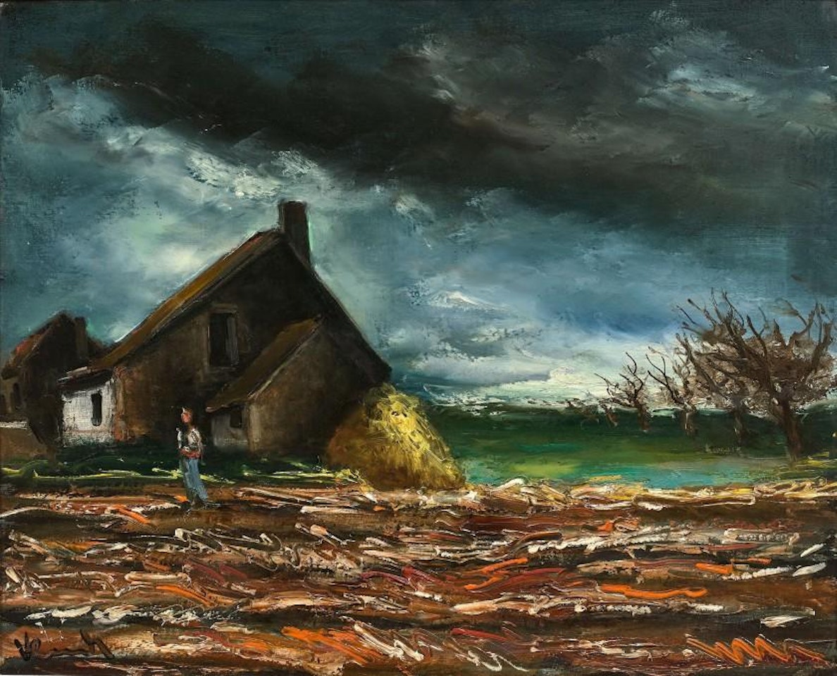 The houses by Maurice de Vlaminck