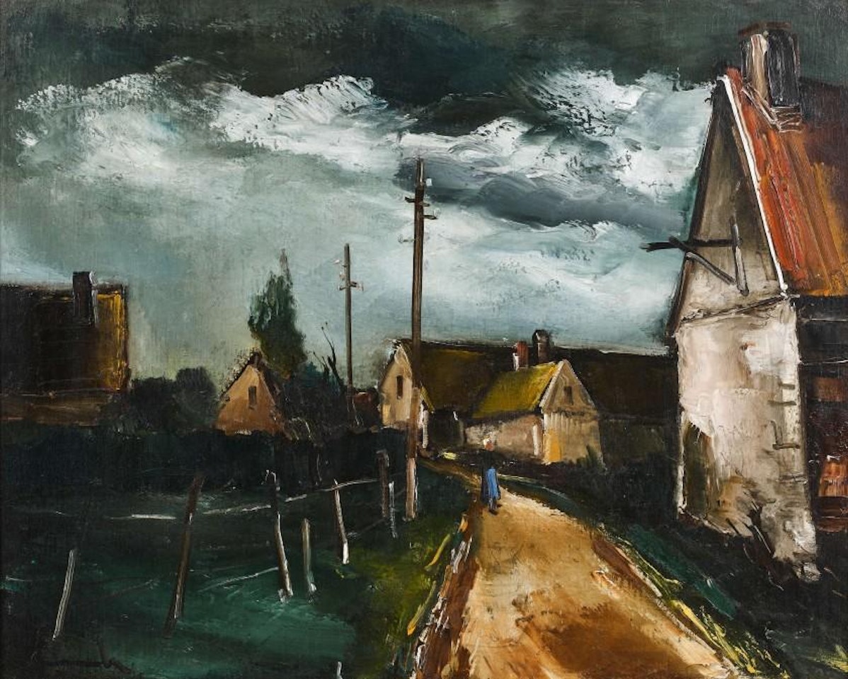 Village street by Maurice de Vlaminck