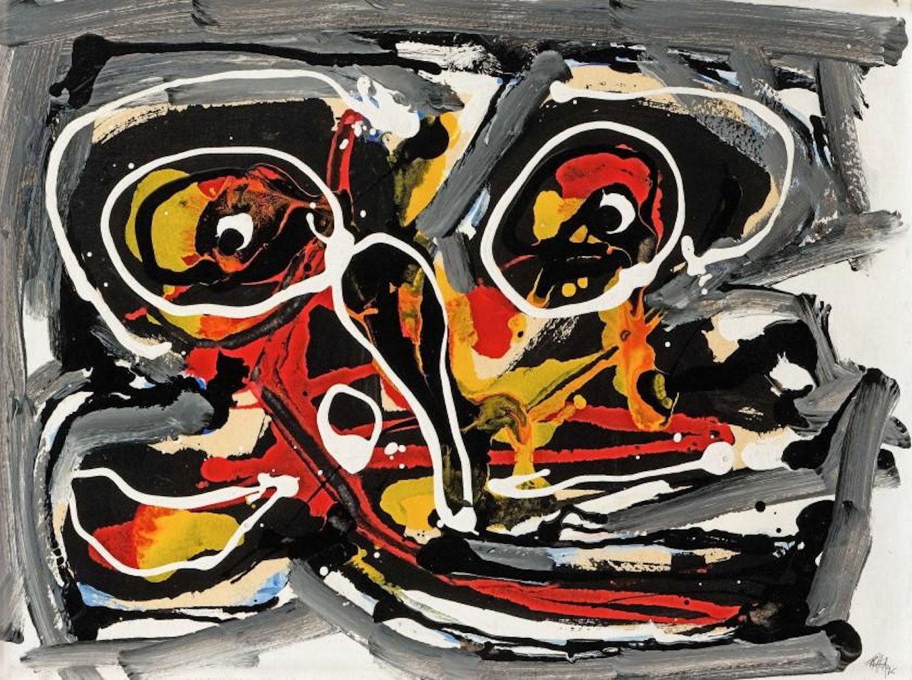 HEAD by Antonio Saura