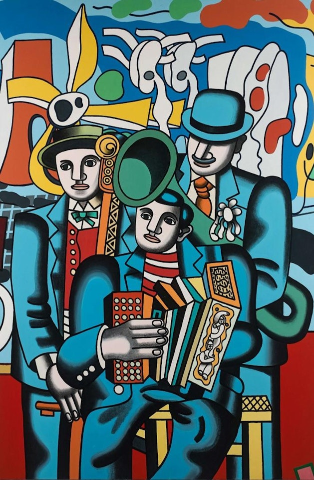 THE ORCHESTRA WITH 3 PROFILES by Erro