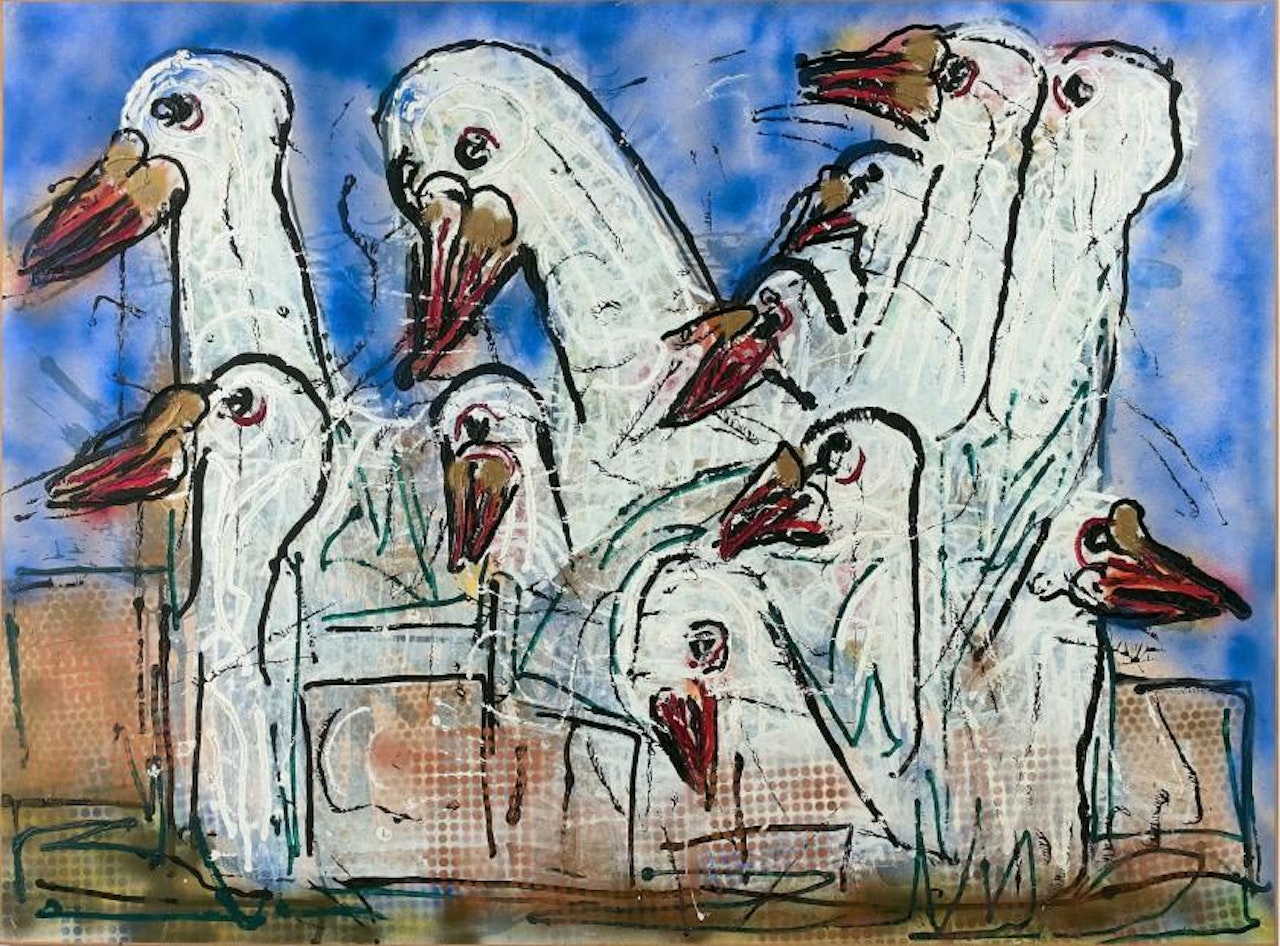 THE GEES by Jean-Paul Riopelle