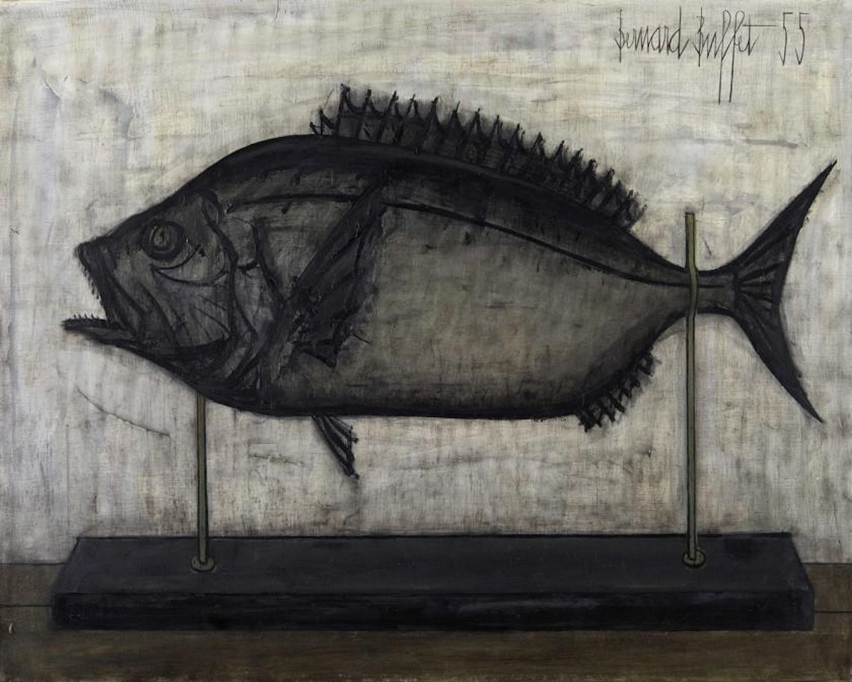 Green wrasse by Bernard Buffet