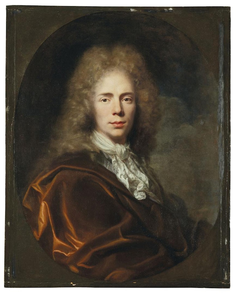 Portrait de jeune homme à l'habit brun by Hyacinthe Rigaud