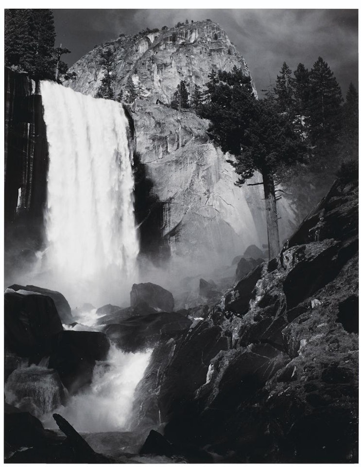 Vernal Fall, Yosemite Valley, California, c. 1948 by Ansel Adams