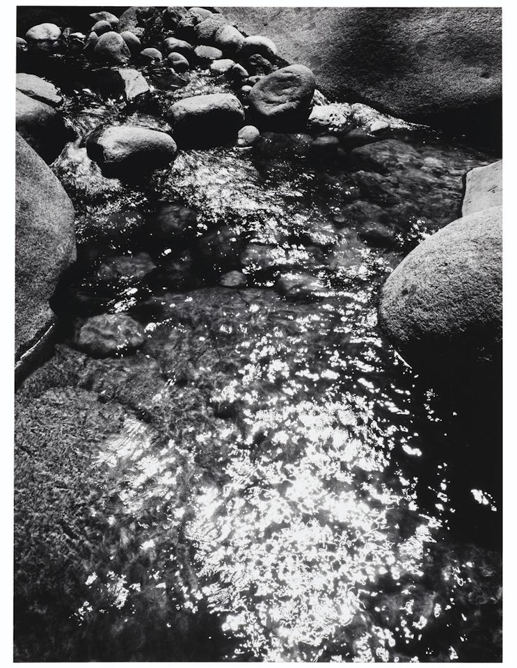 Scintillations, Merced River, Wawona, California, c. 1955 by Ansel Adams