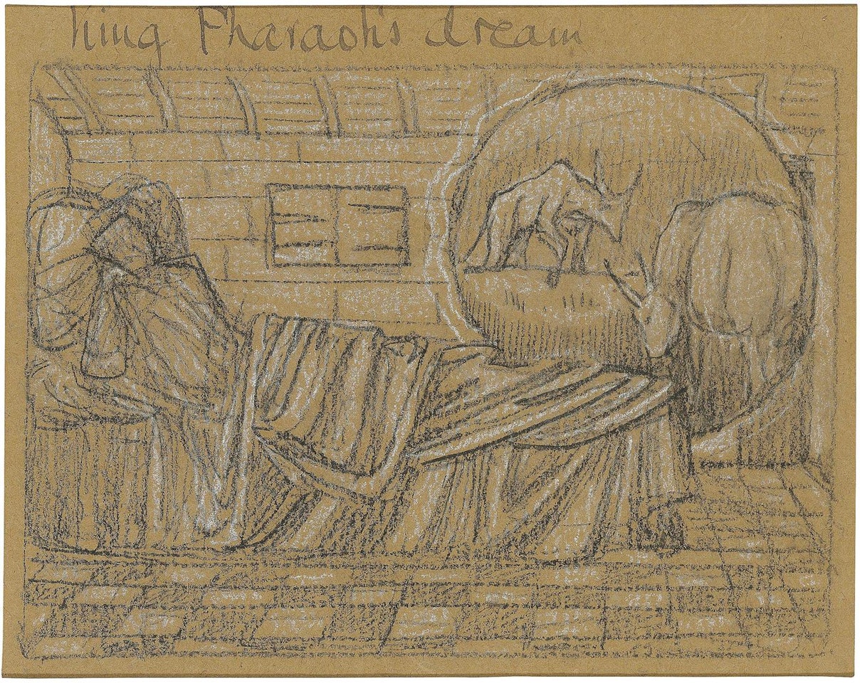 King Pharaoh's Dream by Edward Coley Burne-Jones