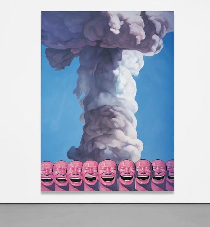 Mushroom Cloud by Yue Minjun