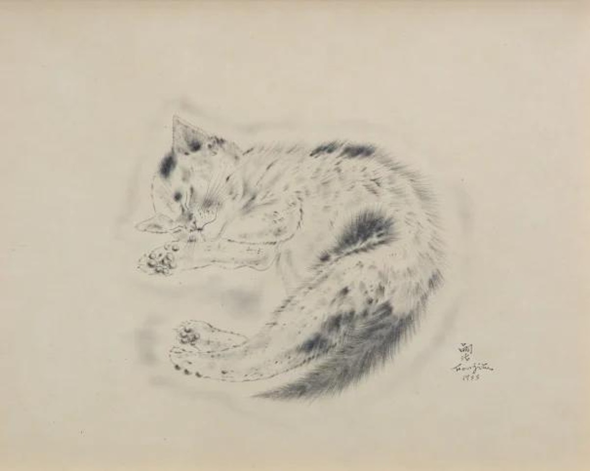 Chat (Cat) by Leonard Tsuguharu Foujita
