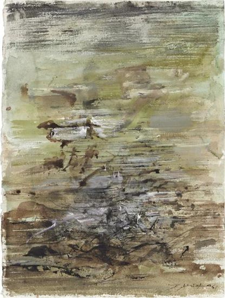 Composition by Zao Wou-Ki