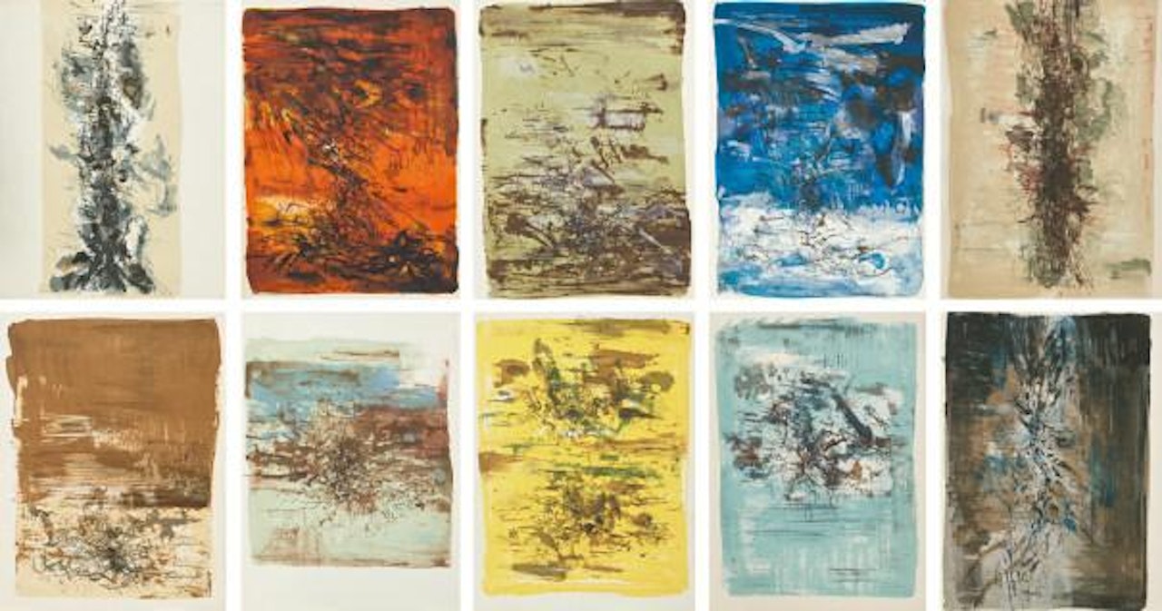 La Tentation de l’Occident (The Temptation of the West) by André Malraux by Zao Wou-Ki