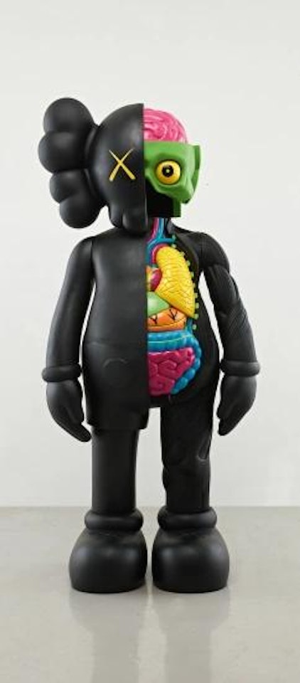 FOUR FOOT DISSECTED COMPANION (Black) by Kaws