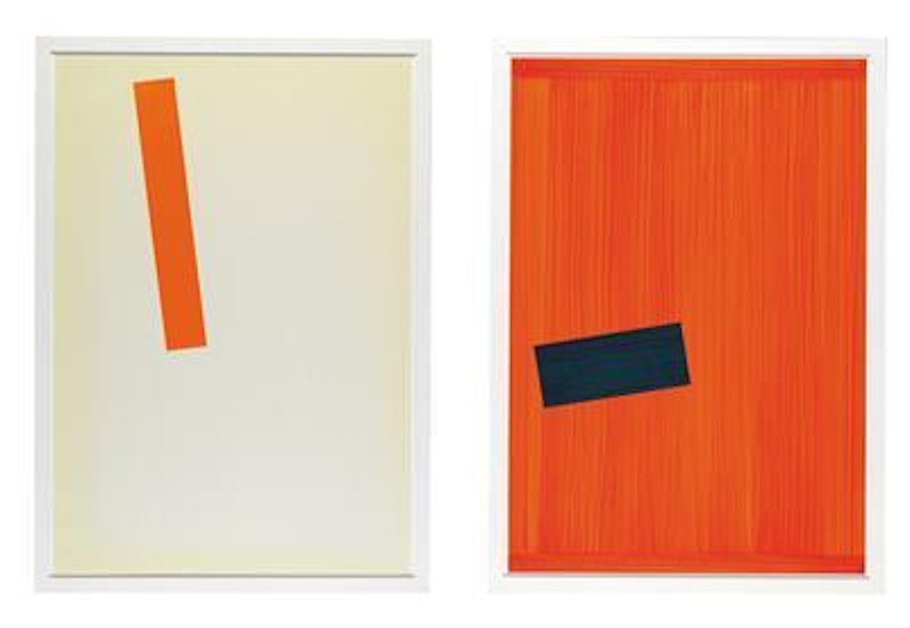 Position I + II diptych by Imi Knoebel