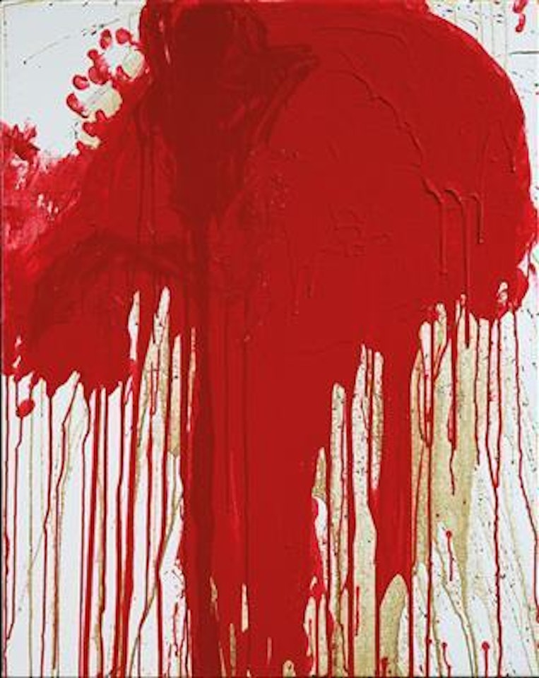 Splatterpainting by Hermann Nitsch
