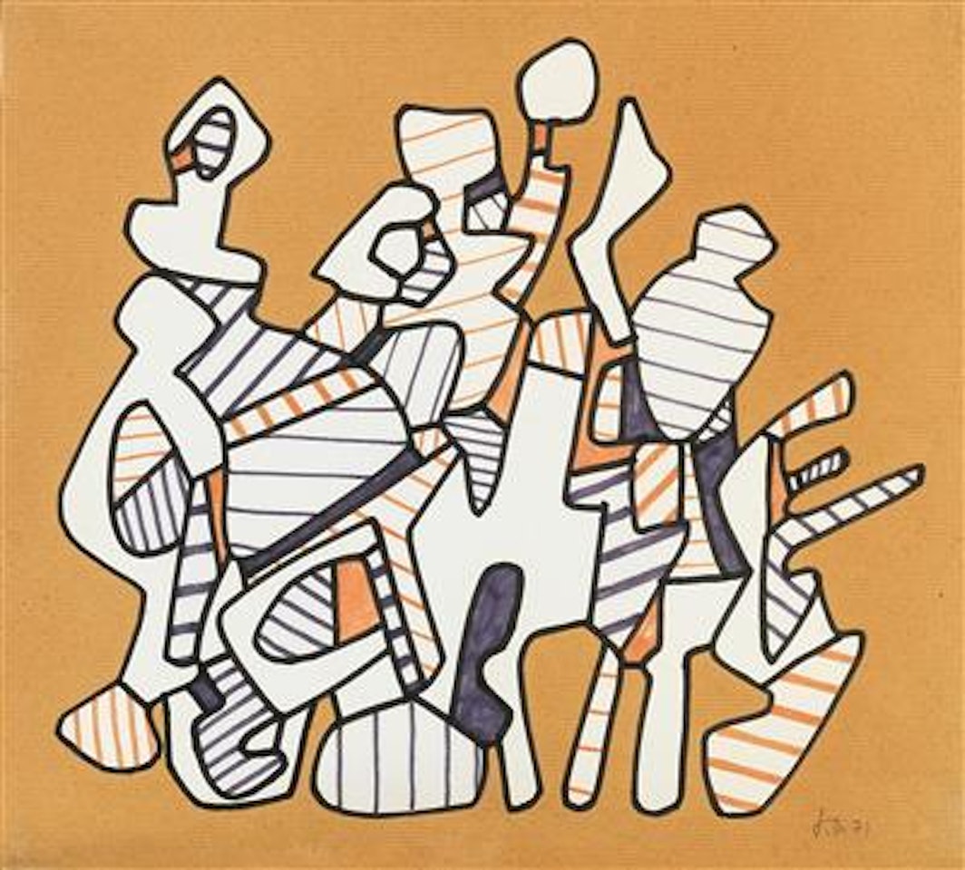 Château de Vent Souffle by Jean Dubuffet