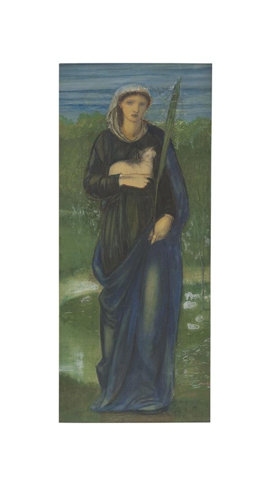St Agnes by Edward Coley Burne-Jones